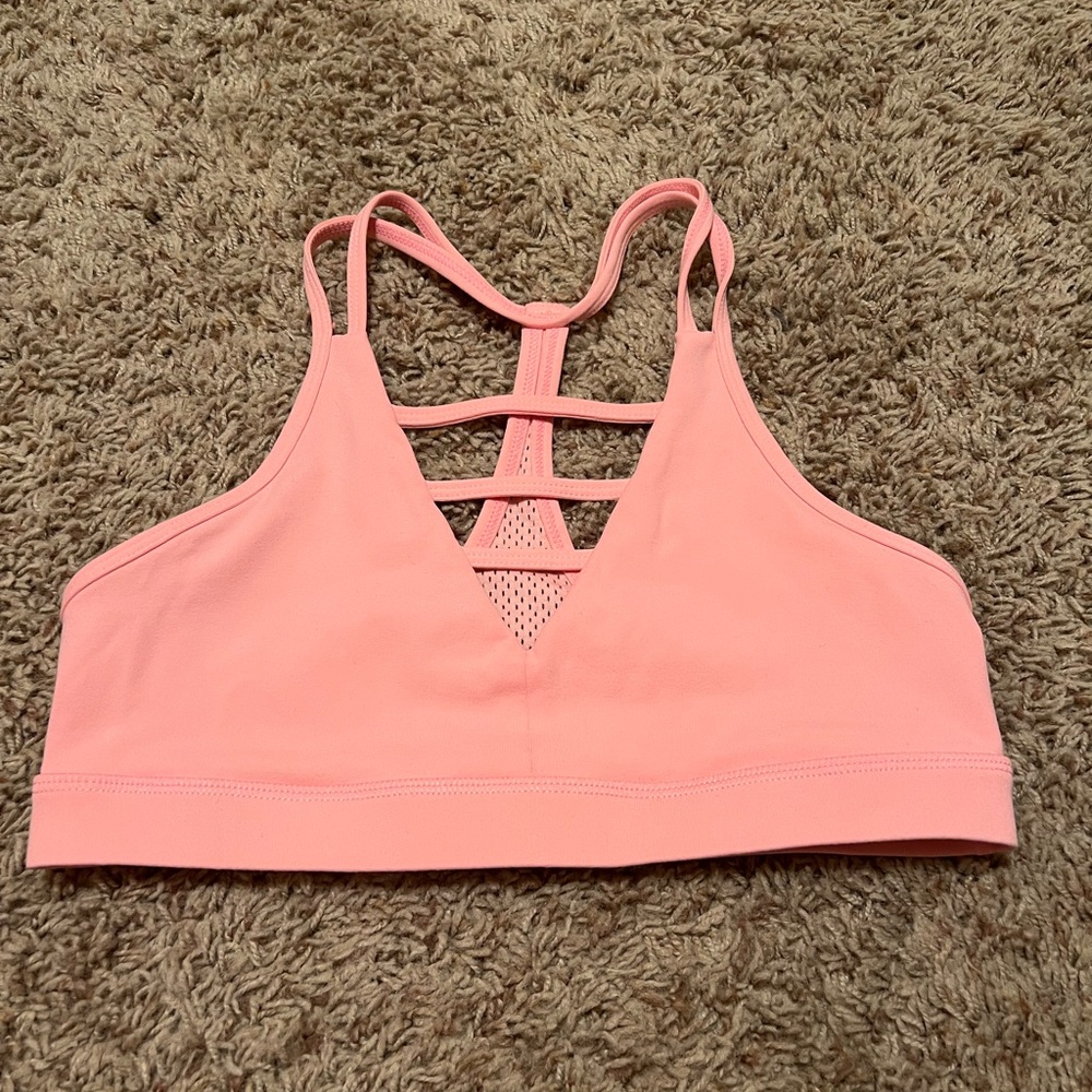 Pink zyia sports bra
